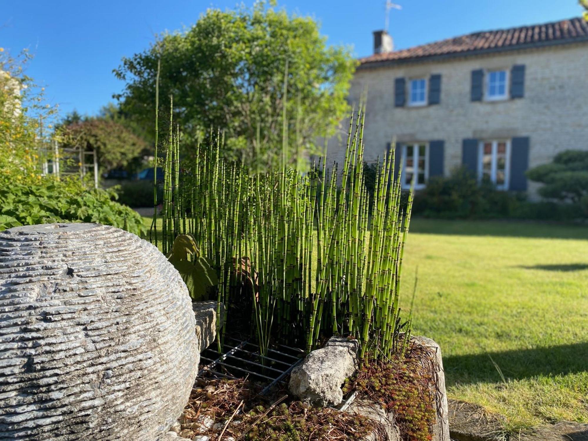 Aux Agapanthes, Chambres D'Hotes Charentaises De Charme Avec Piscine Aumagne Exteriör bild